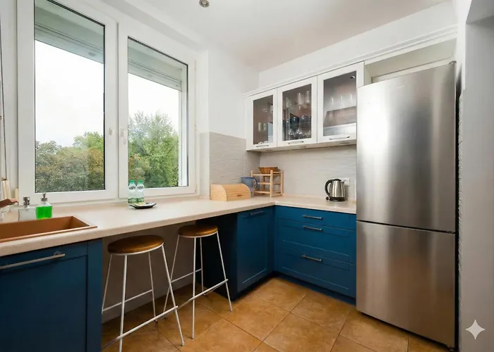 Panoramic Parkview In Apartment Warschau