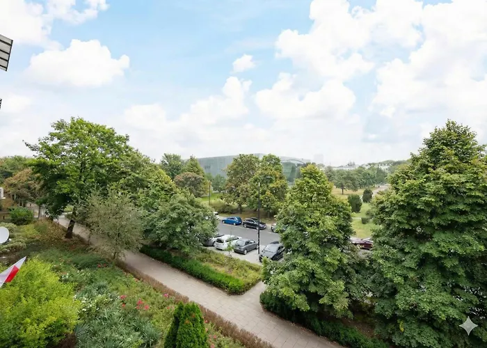 Panoramic Parkview In Apartment Warschau